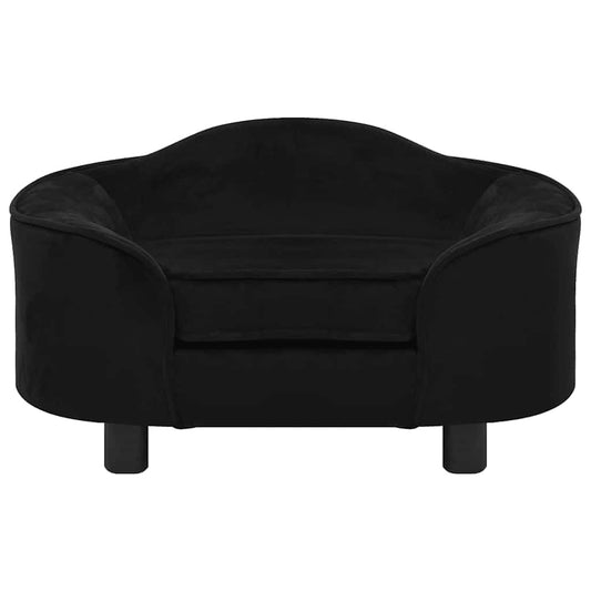 Divano per Cani Nero 67x47x36 cm in Peluche