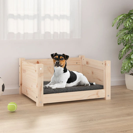 Letto per cani 55,5x45,5x28 cm in legno massello di pino