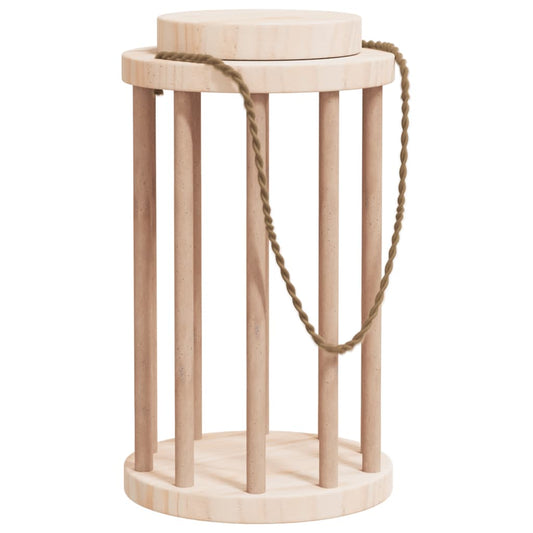 Mangiatoia per Conigli O15x25,5 cm in Legno Massello di Abete