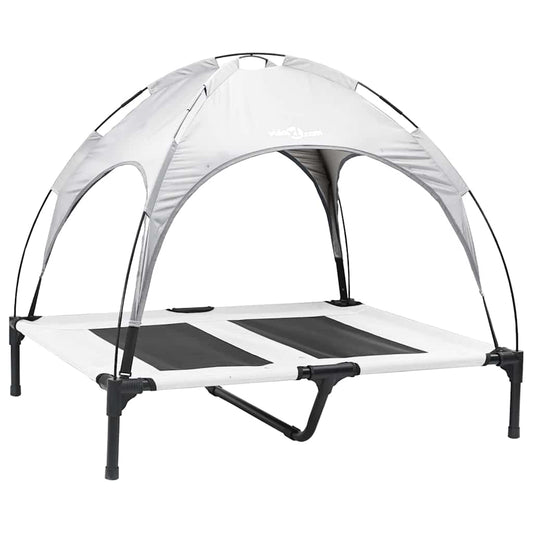 Letto per Cani Grigio Argento l Acciaio