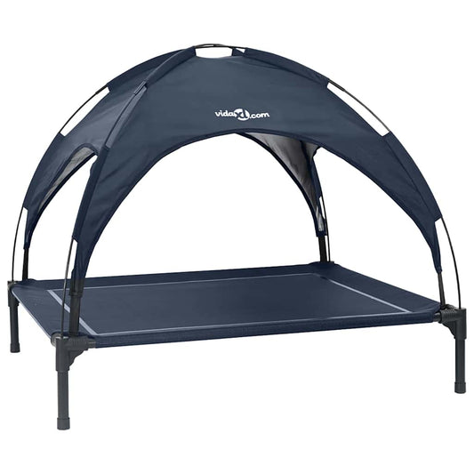 Letto per Cani Blu navy l Acciaio