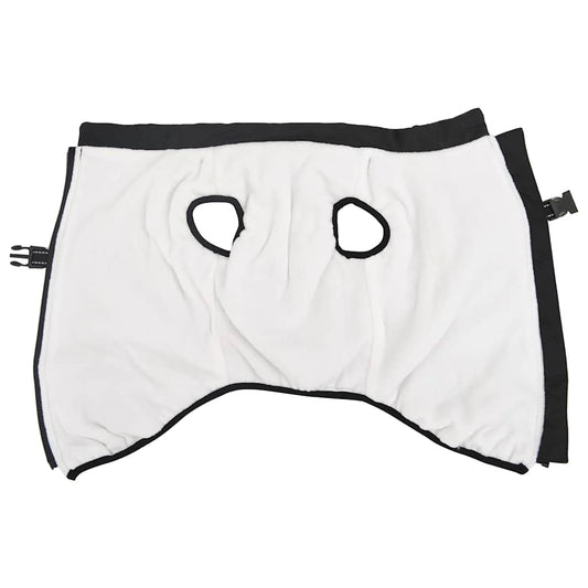 Cappotto Cani con Imbracatura Impermeabile Riflettente Nero L52