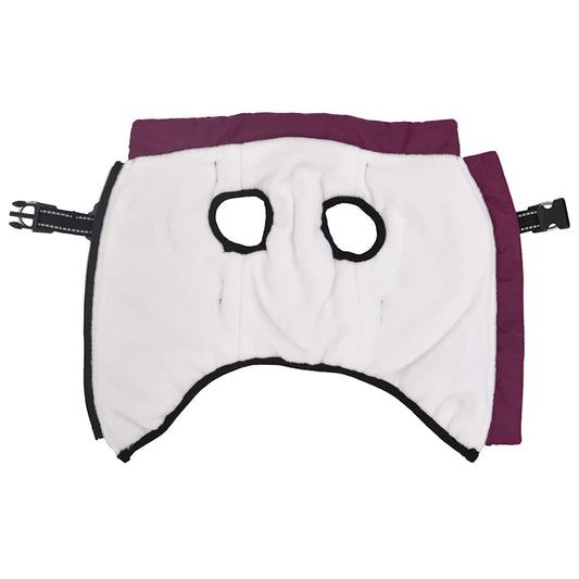 Cappotto Cani Imbracatura Impermeabile Riflettente Viola L24