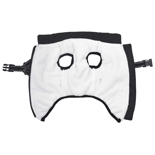 Cappotto Cani con Imbracatura Impermeabile Riflettente Nero L32