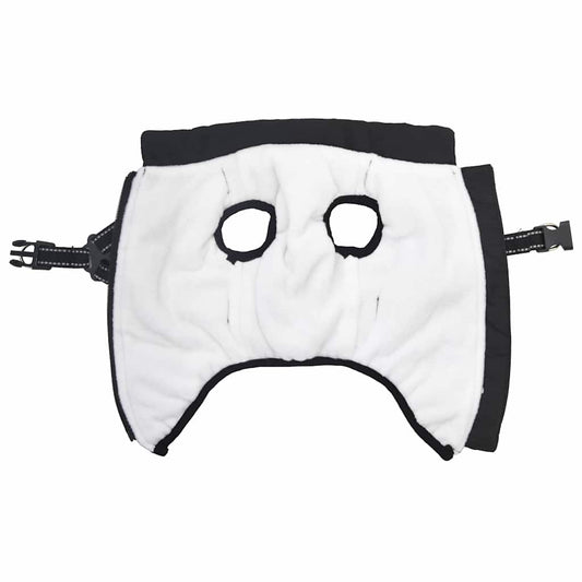 Cappotto Cani con Imbracatura Impermeabile Riflettente Nero L40