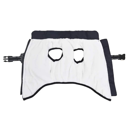 Cappotto Cani Imbracatura Impermeabile Riflettente Blu Navy L28