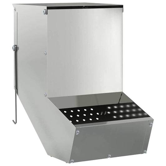 Mangiatore per conigli Argento 17,5 x 26 x 28,5 cm