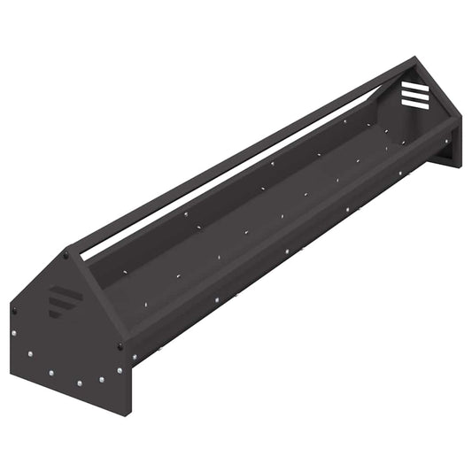 Mangiatoia per polli Nero 108 x 20,5 x 20 cm