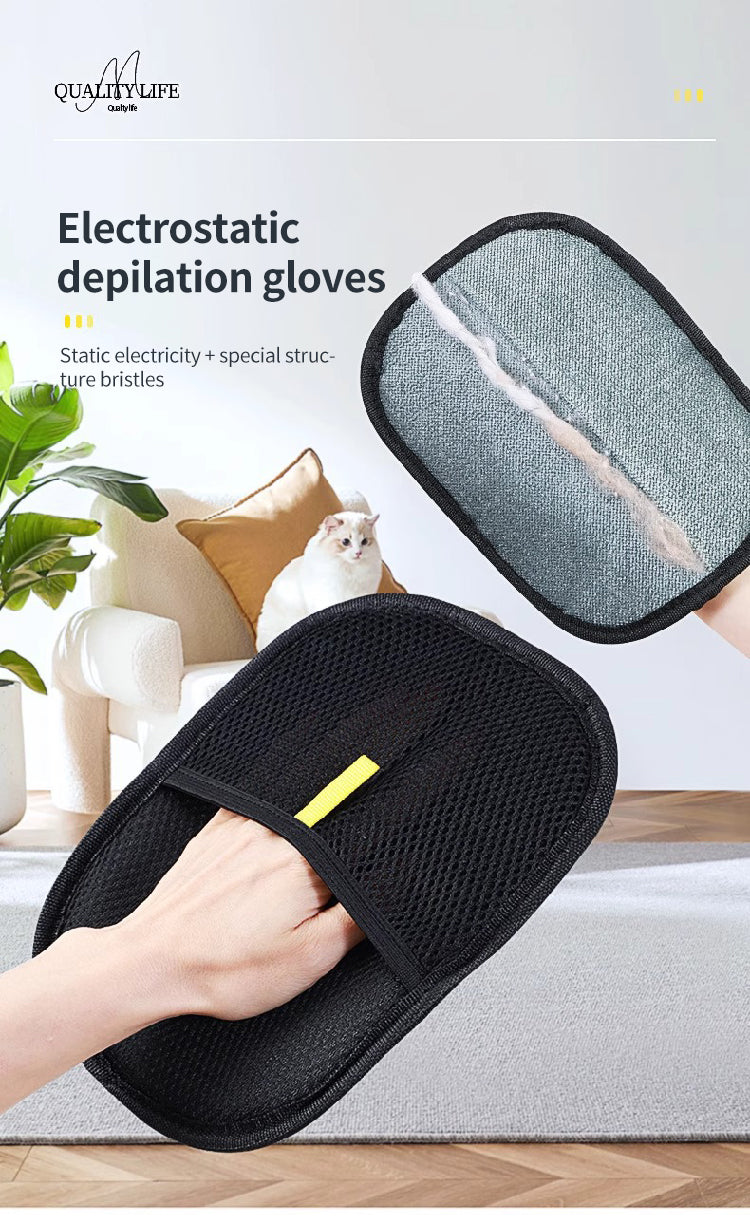 Guanti Premium per la Pulizia e Cura di Cani e Gatti