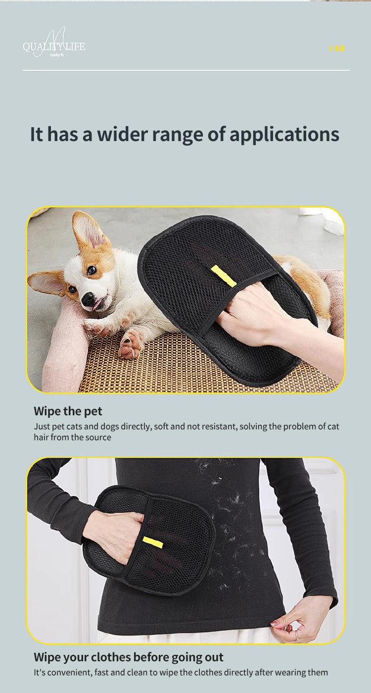 Guanti Premium per la Pulizia e Cura di Cani e Gatti