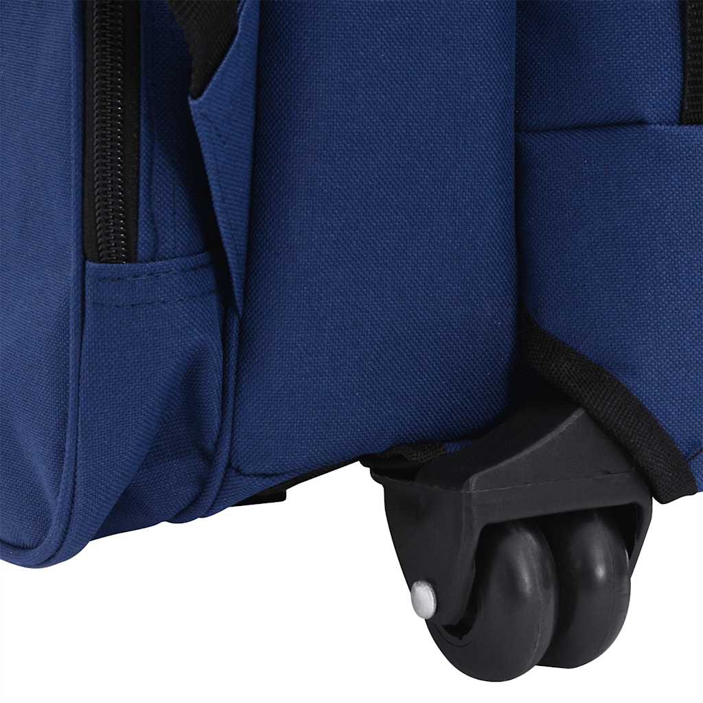 Trolley Trasportino per Animali Pieghevole Multifunzione Blu