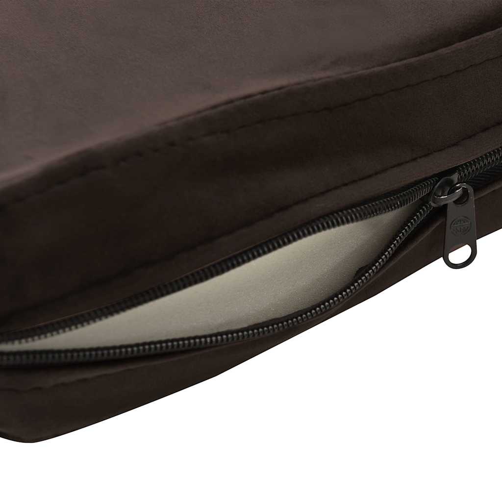  Divano per Cani Marrone 60x43x30 cm in Peluche e Similpelle