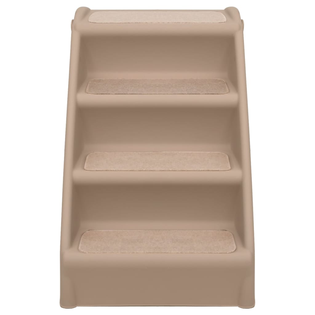 Scala Pieghevole per Cani Marrone 62x40x49,5 cm