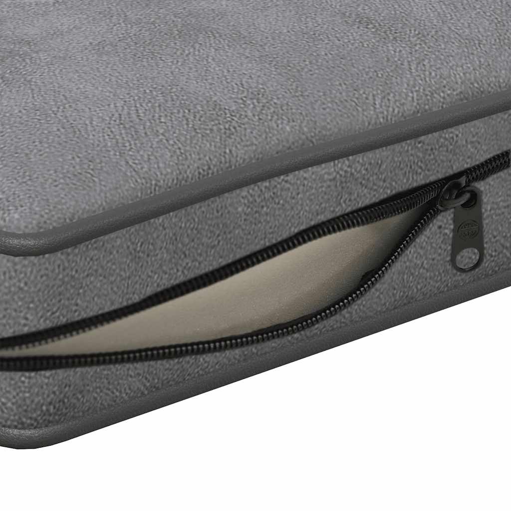  Divano per Cani Grigio Scuro 72x45x30 cm in Peluche