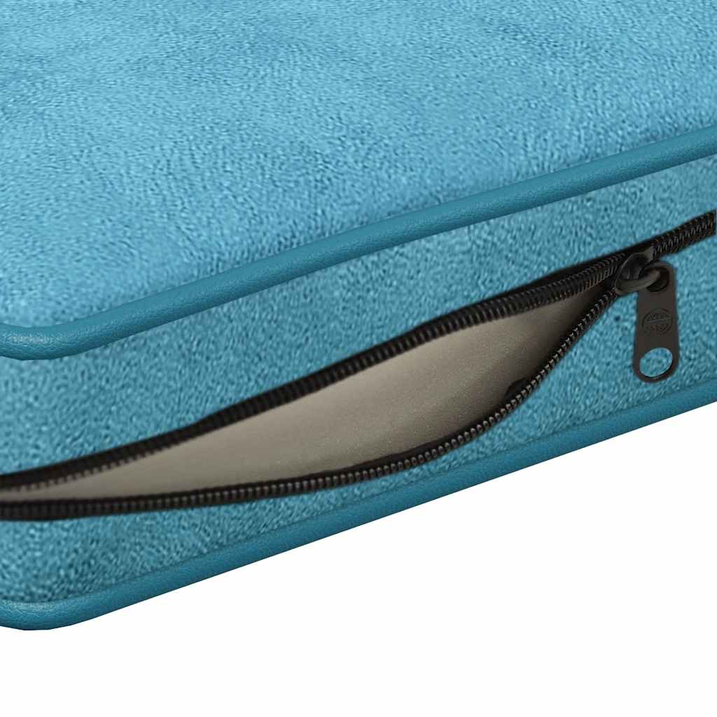  Divano per Cani Turchese 72x45x30 cm in Peluche