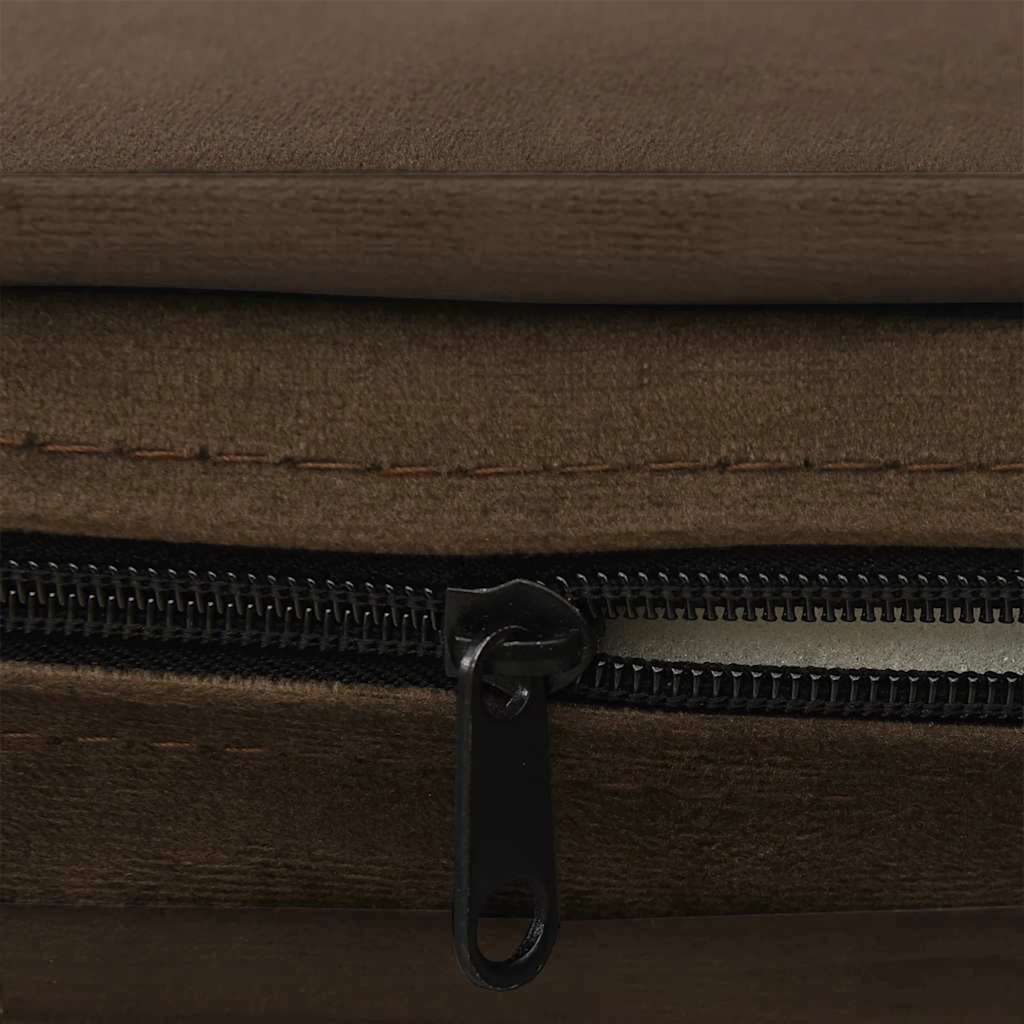  Divano per Cani Marrone 67x47x36 cm in Peluche