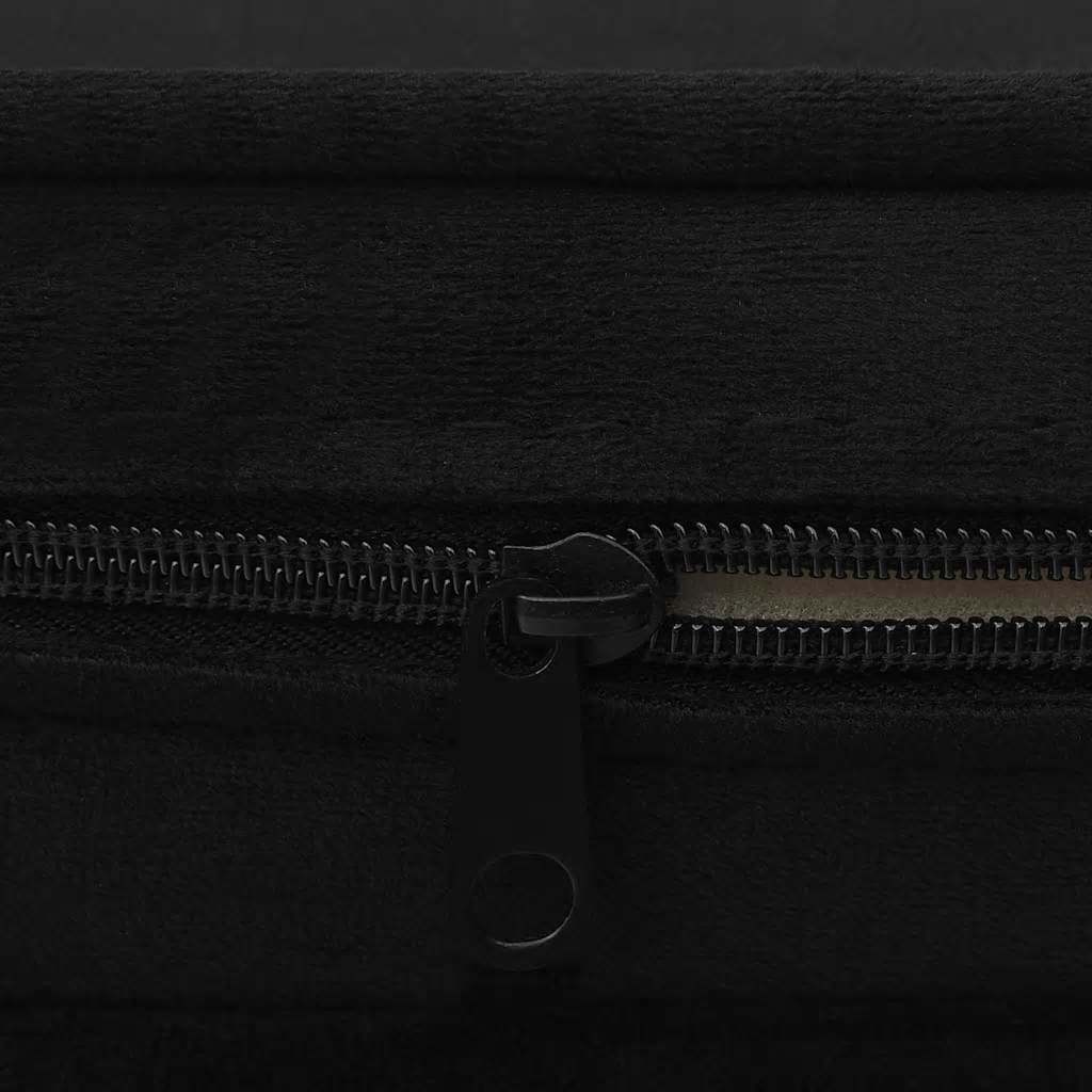  Divano per Cani Nero 67x47x36 cm in Peluche