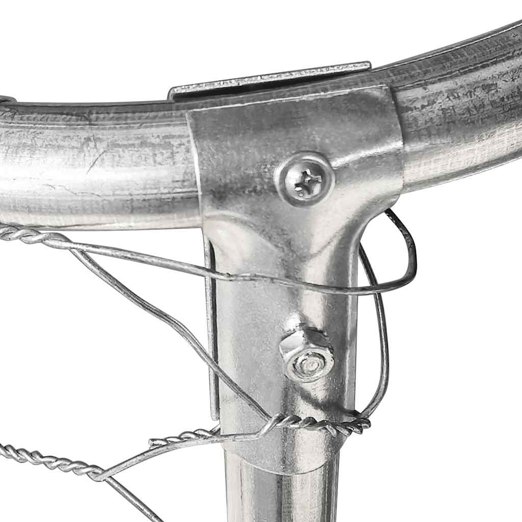  Gabbia per Cani da Esterno con Tetto 300x300x150 cm