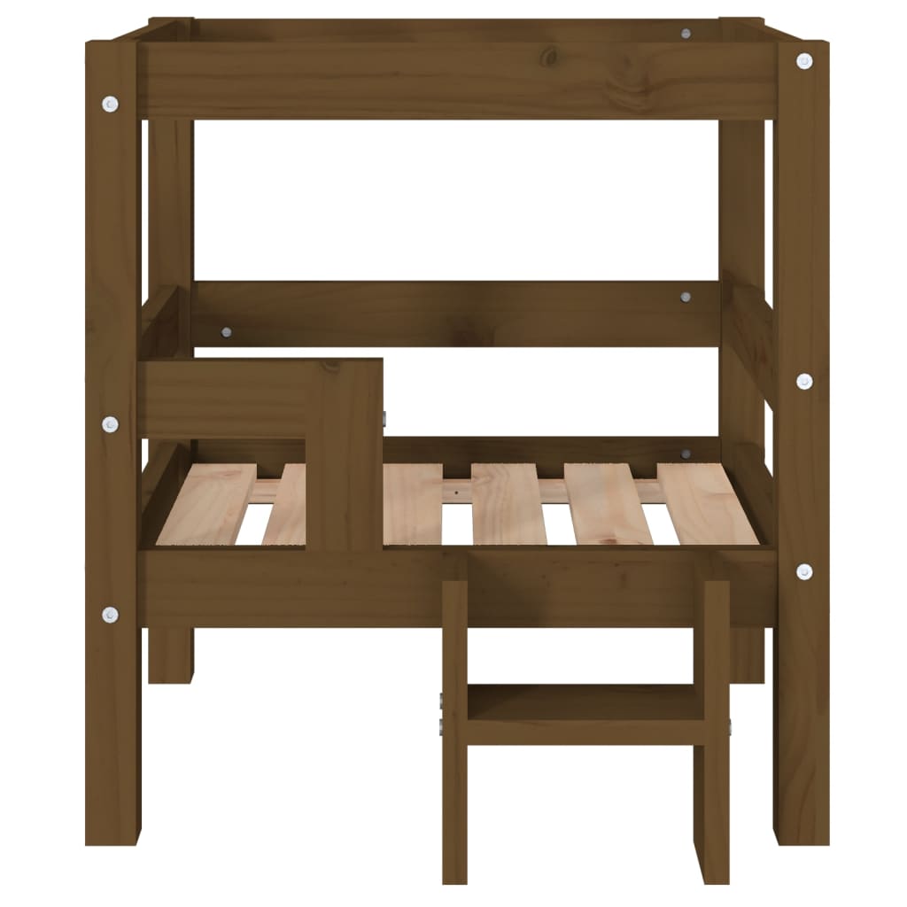  Cuccia per Cani Ambra 55,5x53,5x60 cm in Legno Massello di Pino