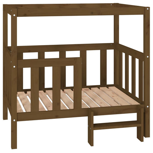   Cuccia per Cani Ambra 105,5x83,5x100 cm Legno Massello di Pino