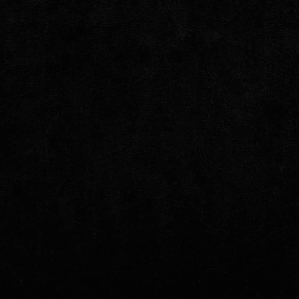 Lettino per Cani Nero 66x40x45 cm in Velluto