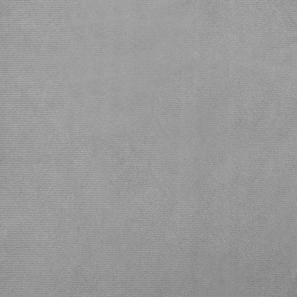  Lettino per Cani Grigio Chiaro 70x45x30 cm in Velluto
