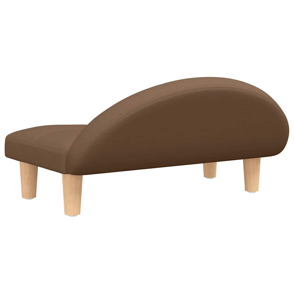  Lettino per Cani Marrone 70x52x30 cm in Tessuto