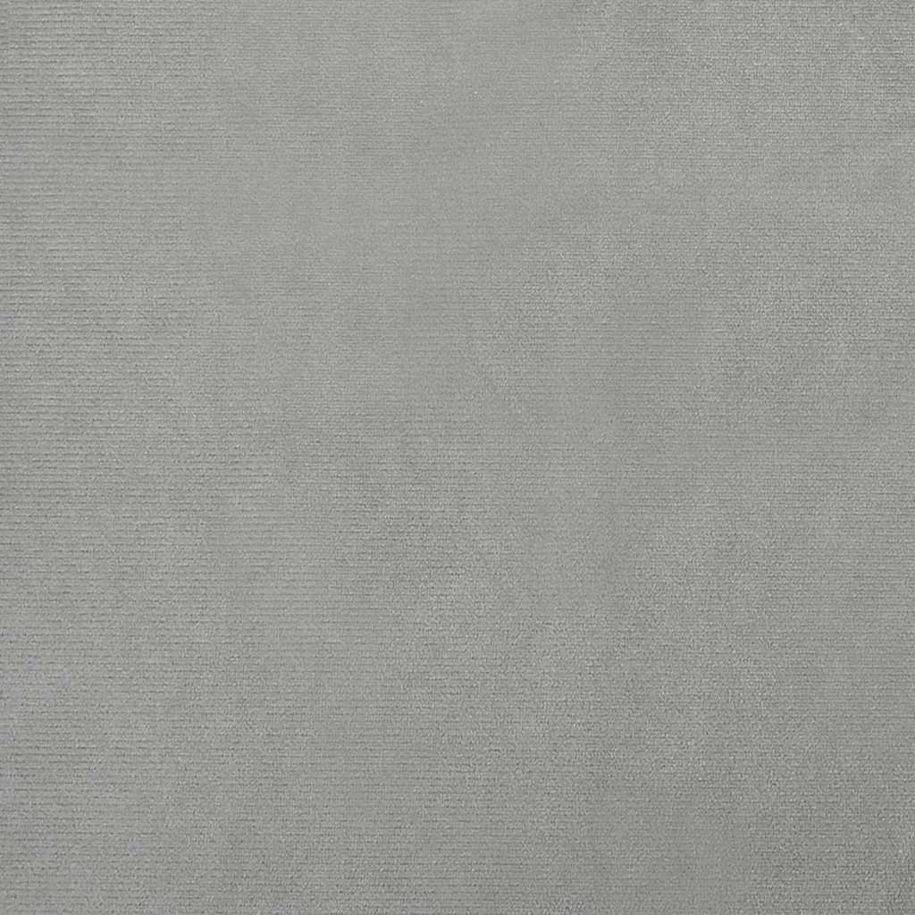  Lettino per Cani Grigio Chiaro 970x52x30 cm in Velluto
