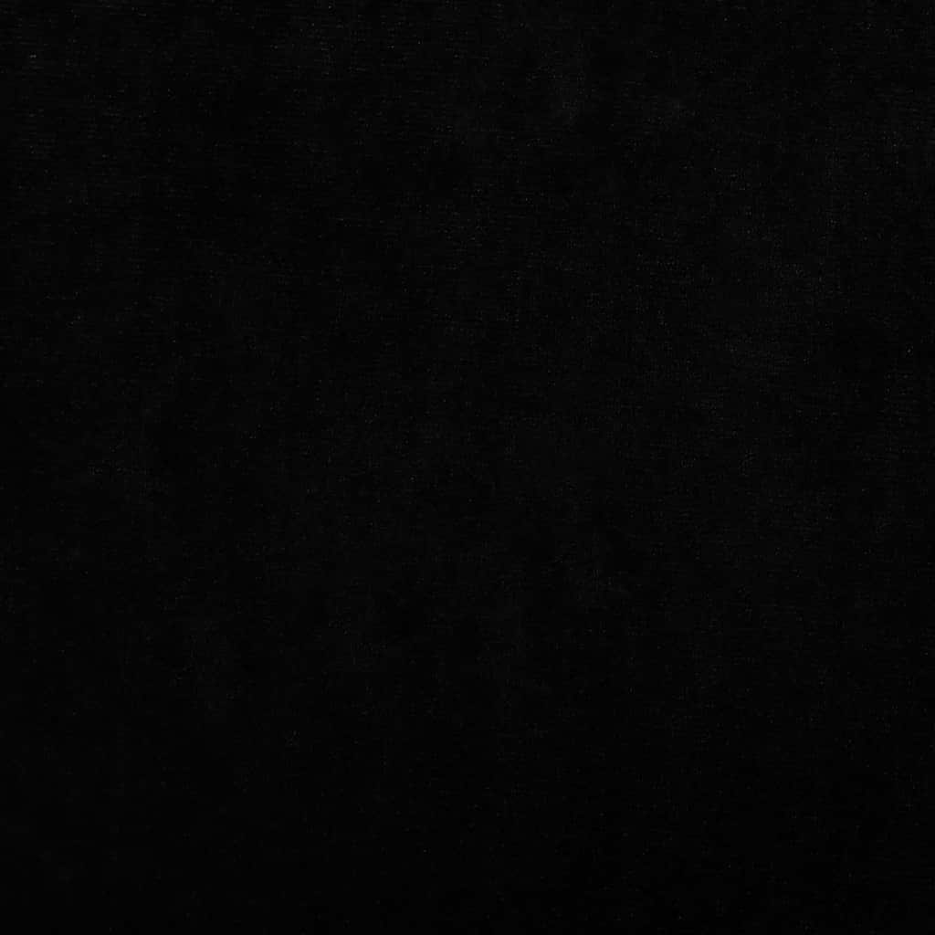  Lettino per Cani Nero 70x52x30 cm in Velluto