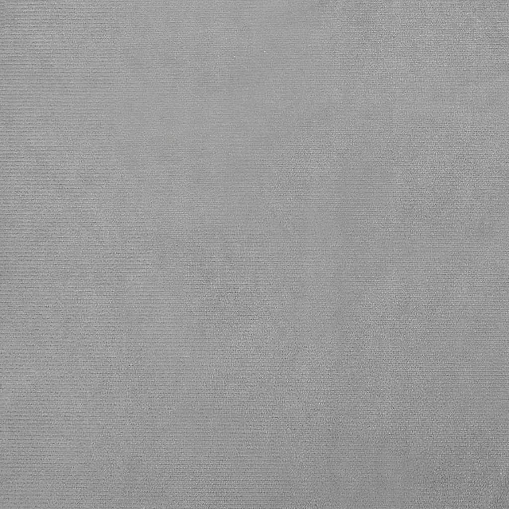  Lettino per Cani Grigio Chiaro 70x48x22 cm in Velluto