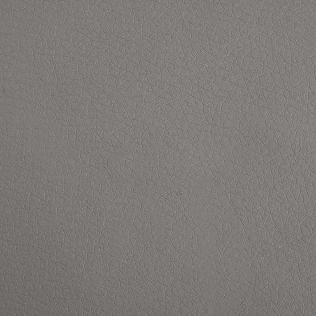  Lettino per Cani con Estensione Grigio 100x50x30 cm Similpelle