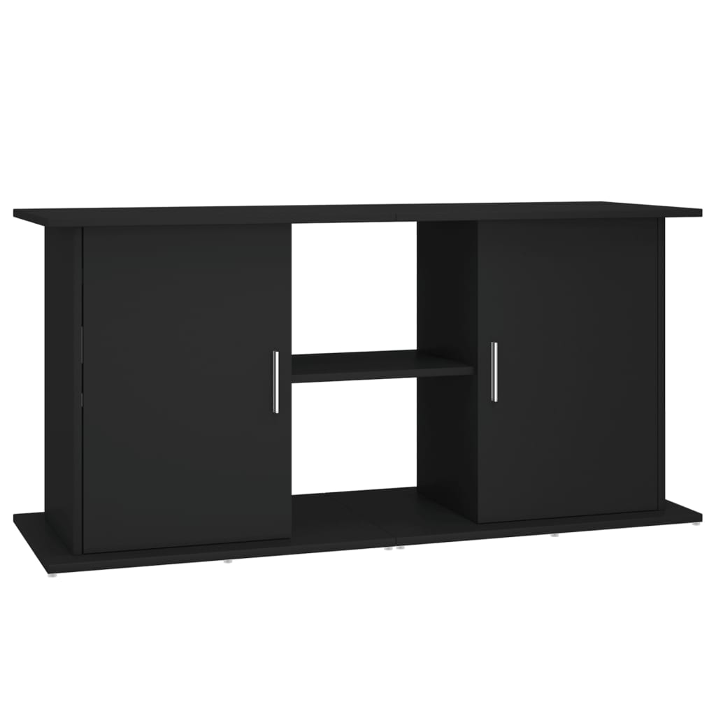 Supporto per Acquario 121x41x58 cm in Legno Multistrato Nero