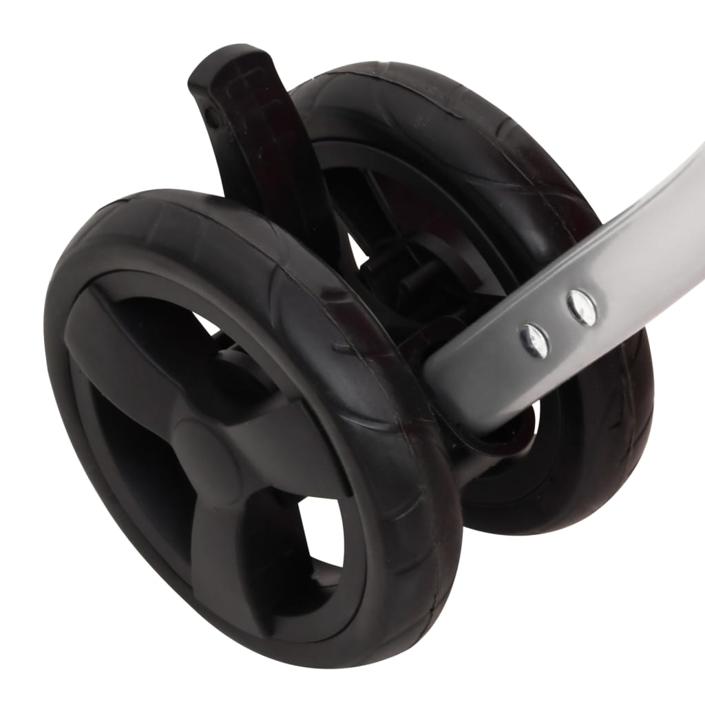 Passeggino Cani Pieghevole 2 Livelli Verde 83x48x97cm Tessuto