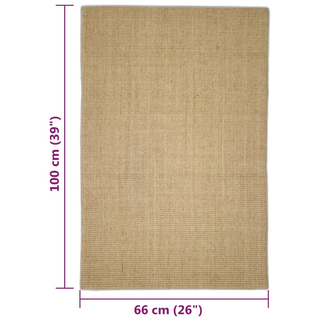 Tappeto in Sisal per Tiragraffi 66x100 cm - Immagine 5