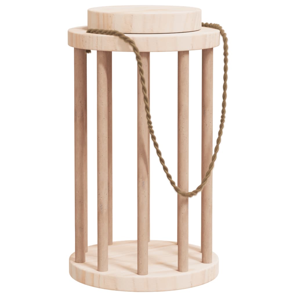 Mangiatoia per Conigli O15x25,5 cm in Legno Massello di Abete