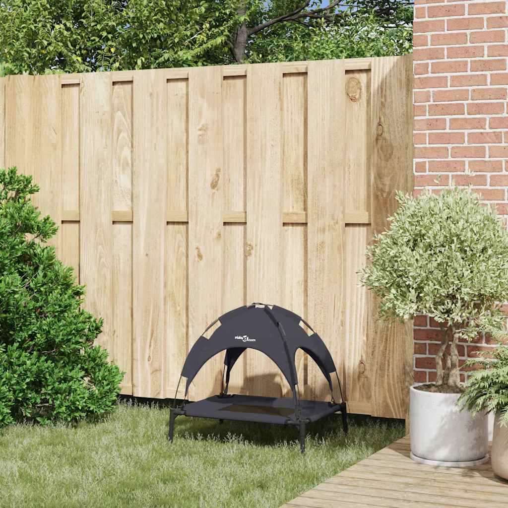  Letto per Cani Nero s Acciaio