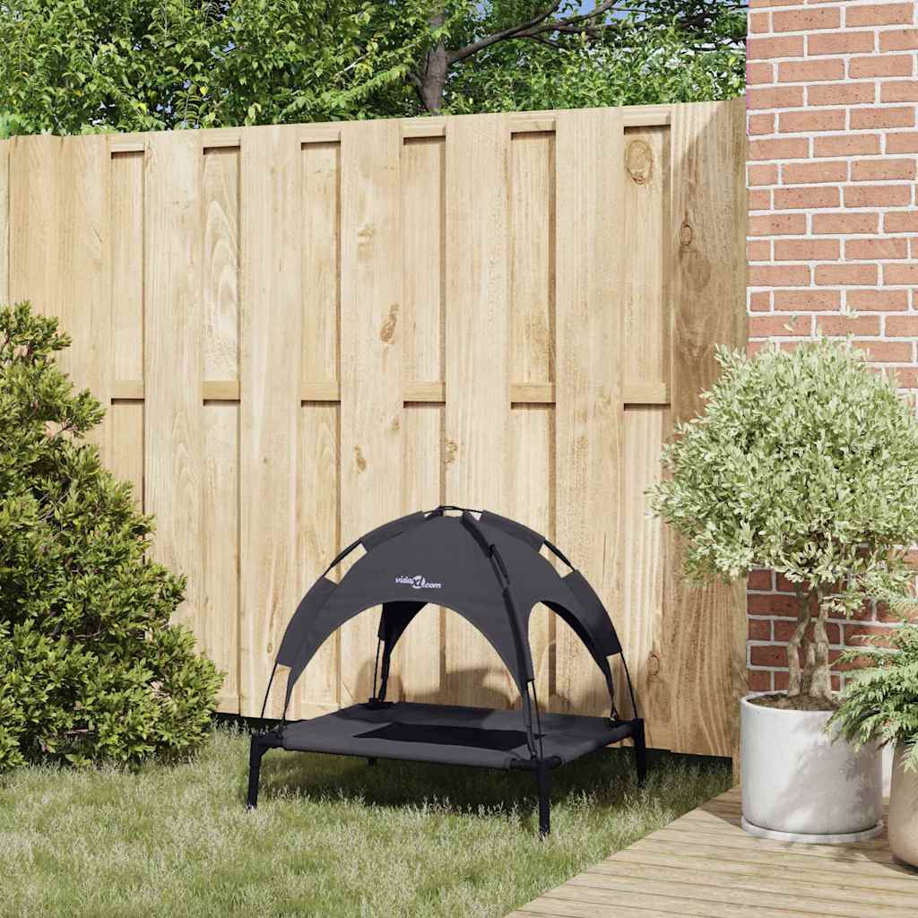  Letto per Cani Nero m Acciaio