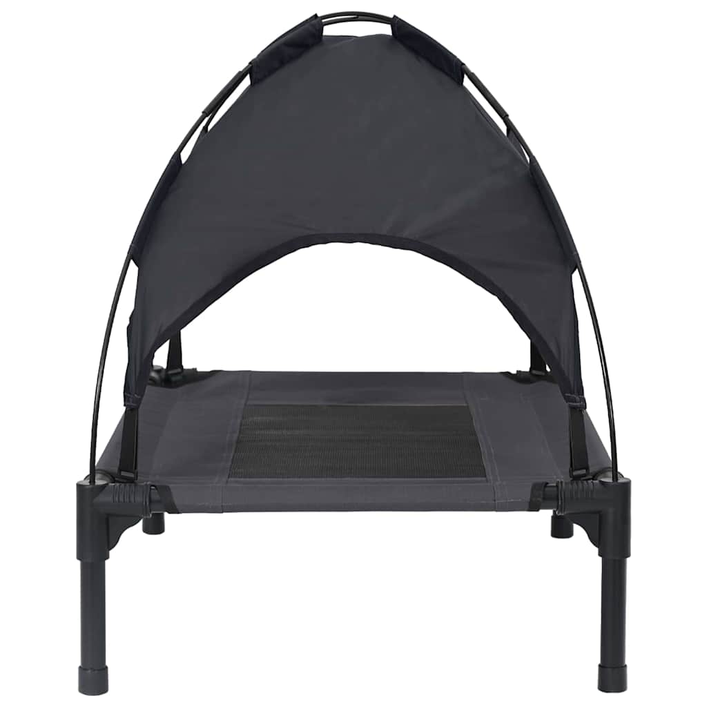  Letto per Cani Nero m Acciaio