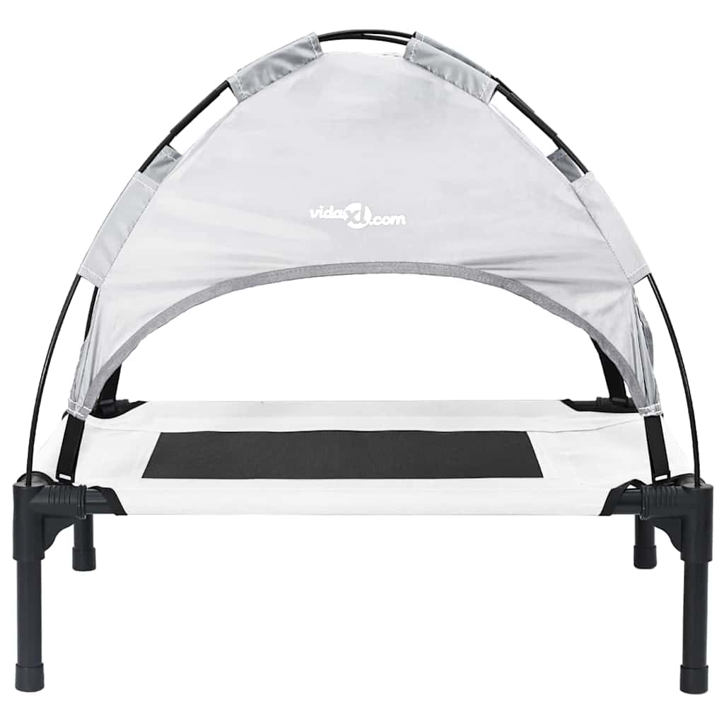  Letto per Cani Grigio argento s Acciaio