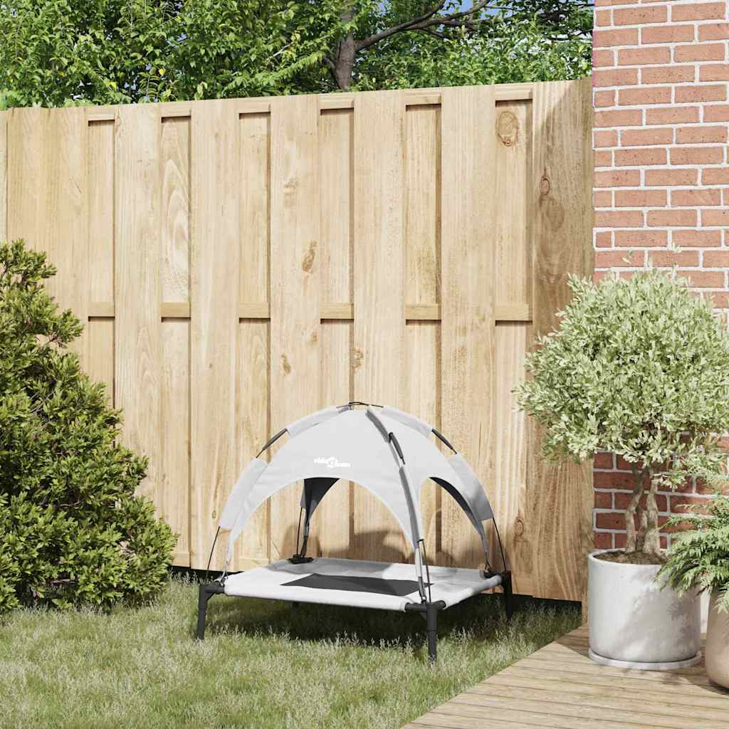  Letto per Cani Grigio argento m Acciaio