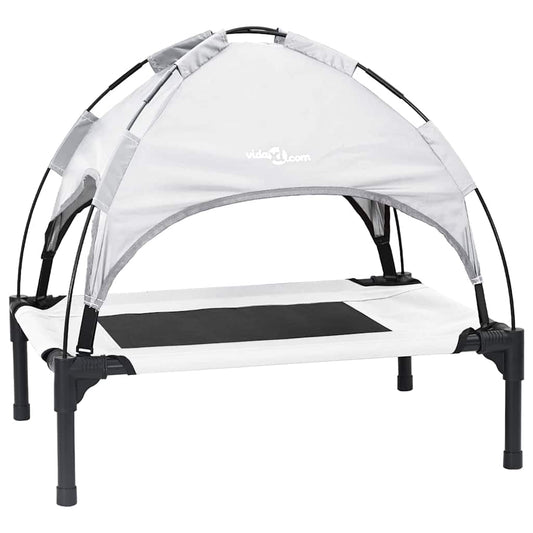  Letto per Cani Grigio argento m Acciaio