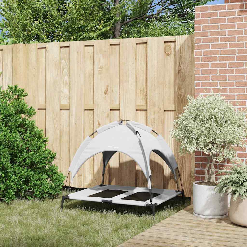  Letto per Cani Grigio Argento l Acciaio