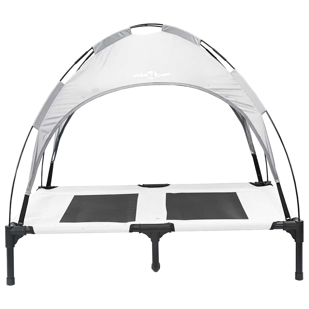  Letto per Cani Grigio Argento l Acciaio