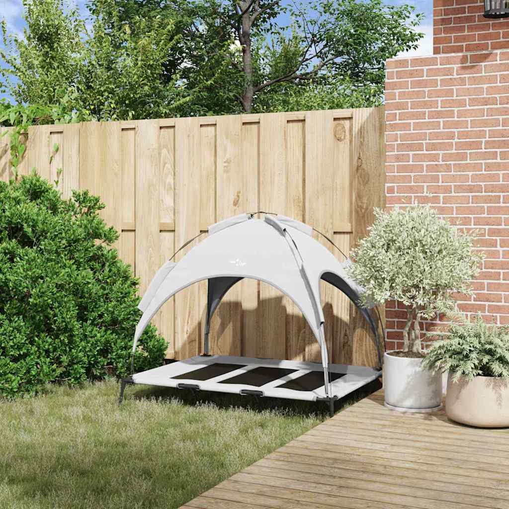  Letto per Cani Grigio Argento xl Acciaio