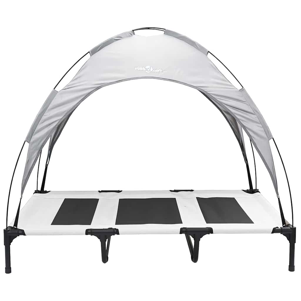  Letto per Cani Grigio Argento xl Acciaio