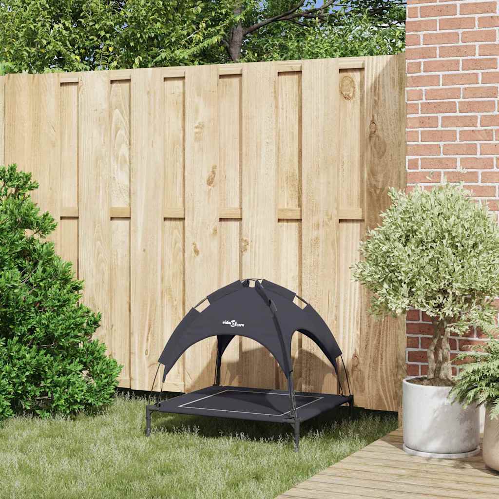  Letto per Cani Nero m Acciaio