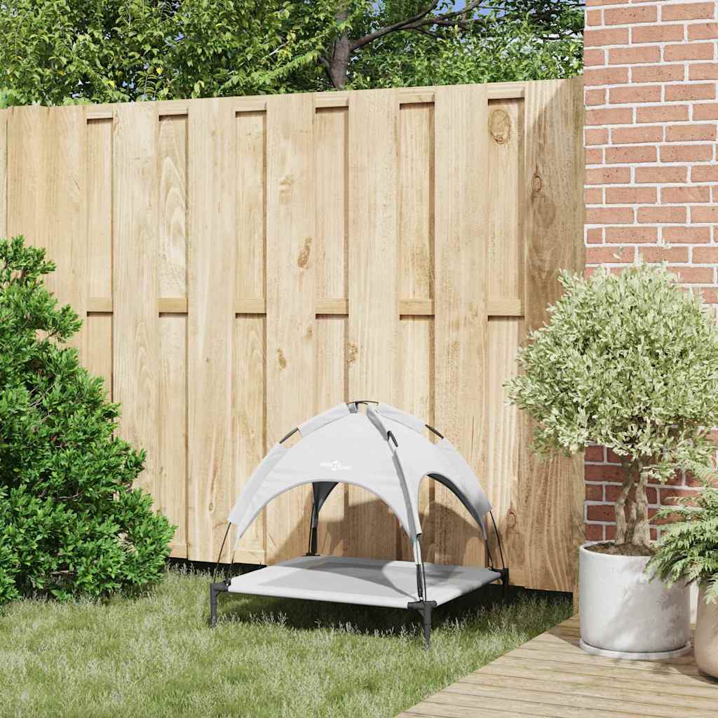  Letto per Cani Grigio argento m Acciaio