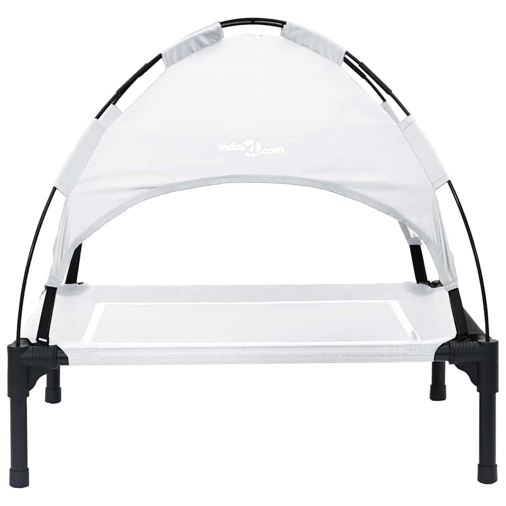  Letto per Cani Grigio argento m Acciaio