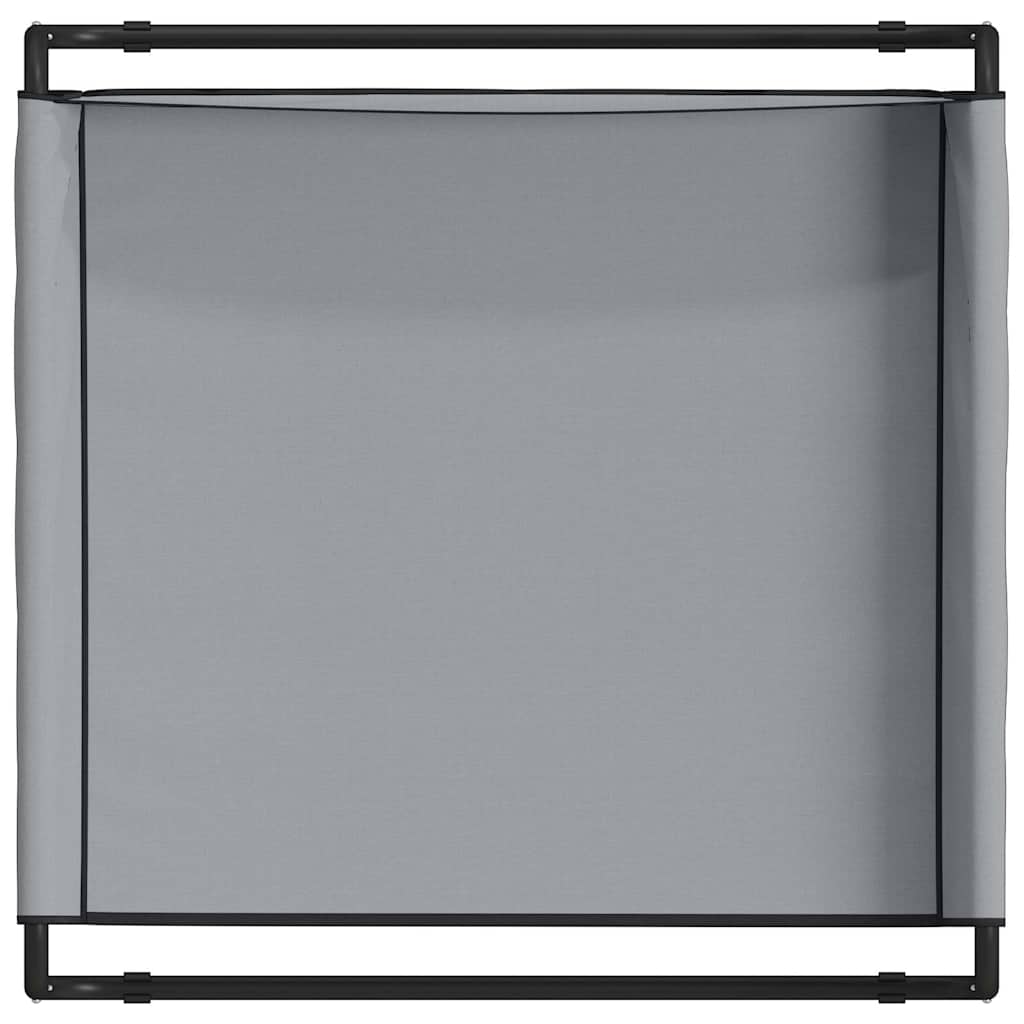  Letto per Cani Grigio chiaro s Tessuto Oxford e Acciaio