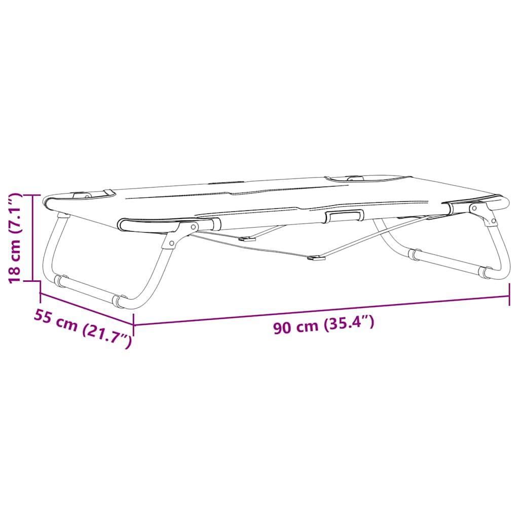  Letto per Cani Nero ML Tessuto Oxford e Acciaio